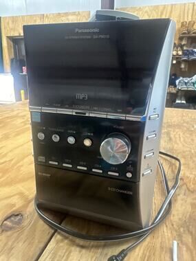 Panasonic SA-PM31 5-CD Changer & Cassette Deck Micro Stereo Console Only